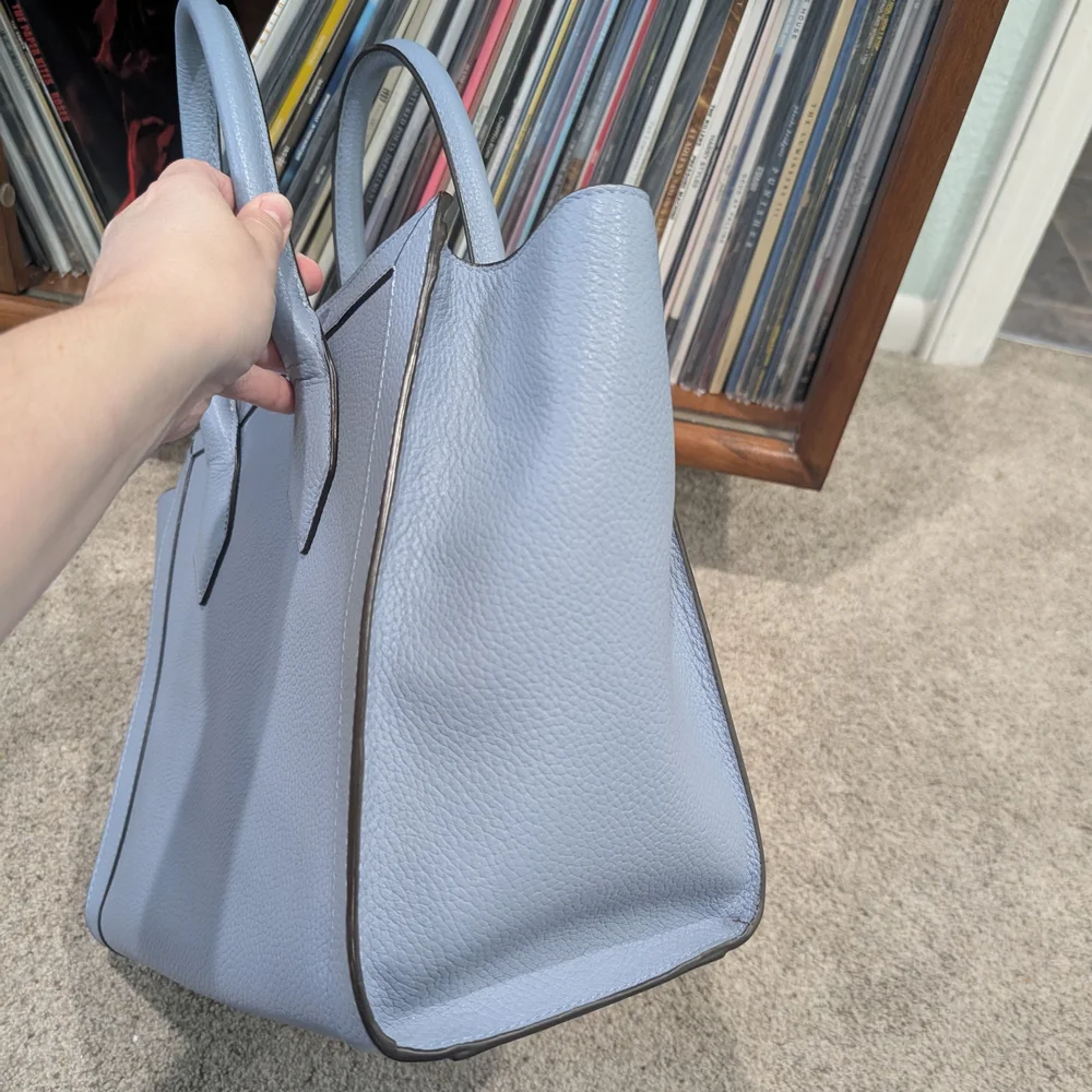 Henri Bendel Light Blue Satchel Bag - Picture 11 of 12